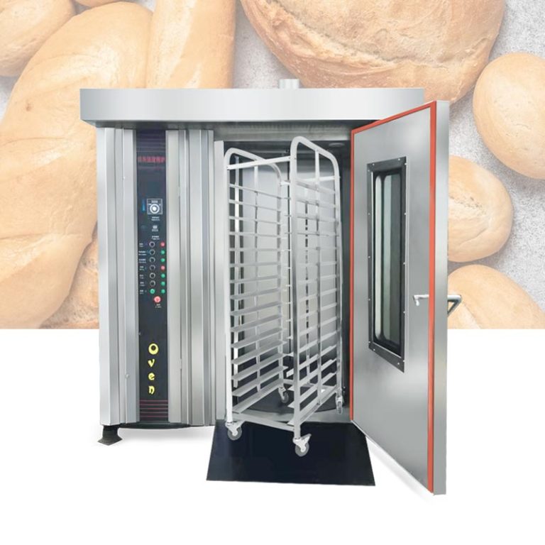 Industrial food processing machinery – rotating rack oven for baking