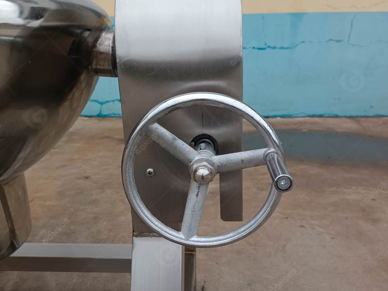 rotating turbine of jacket kettle