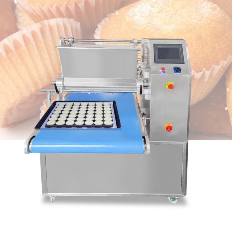 Automatic cake batter depositor machine for bakery production