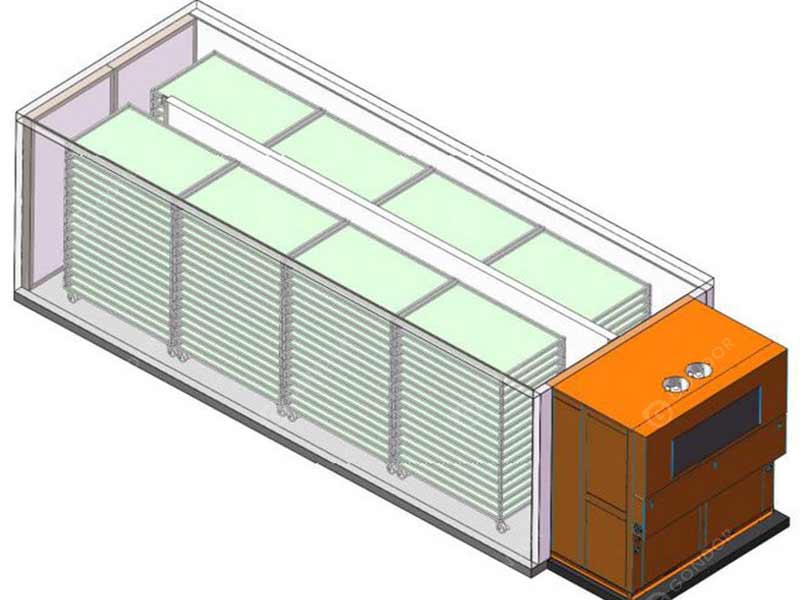 Energy-efficient heat pump food dehydrator