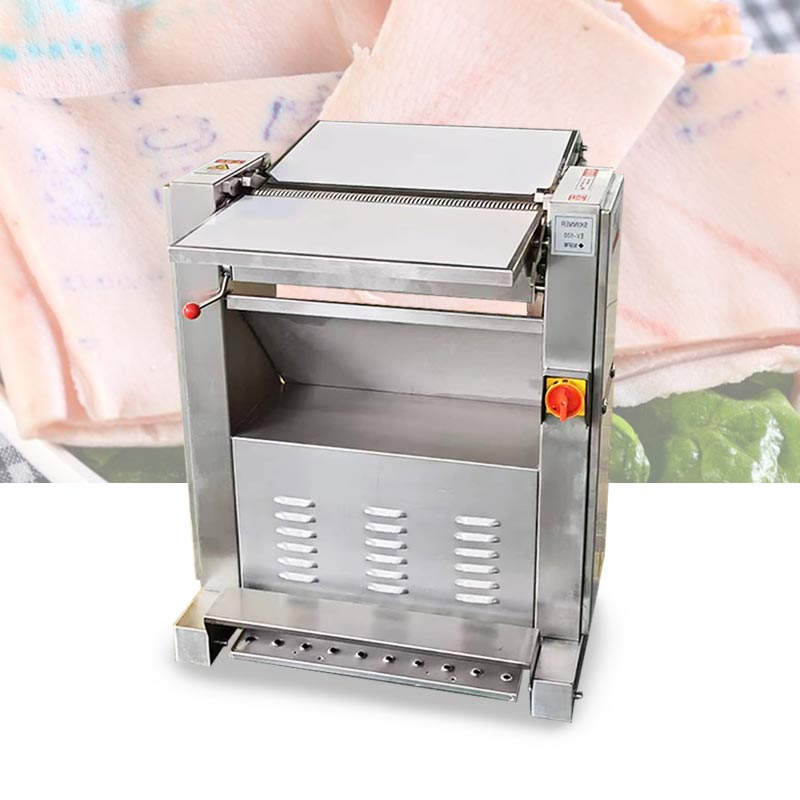 Pork Skin Peeling Cutter Machine
