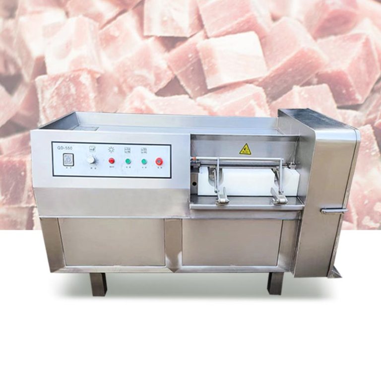 Frozen meat dicing machine for large-scale food production