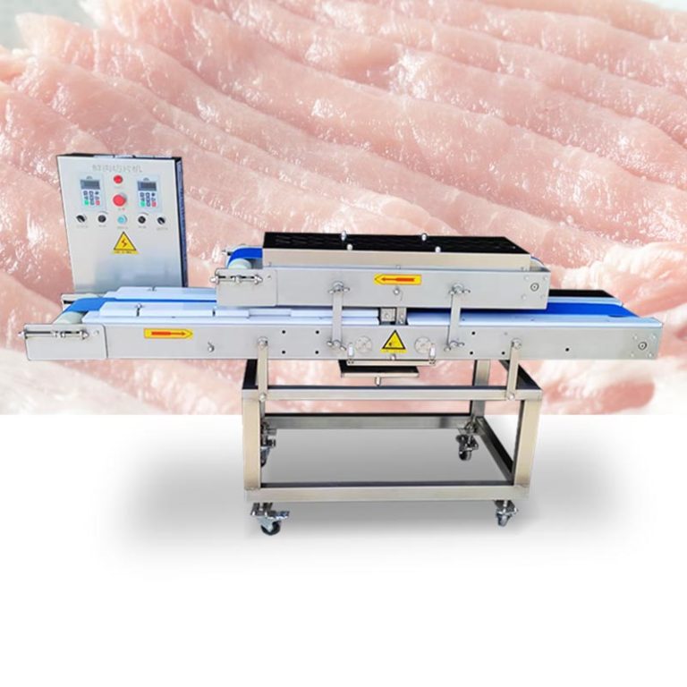 Automatic chicken breast fillet slicing machine