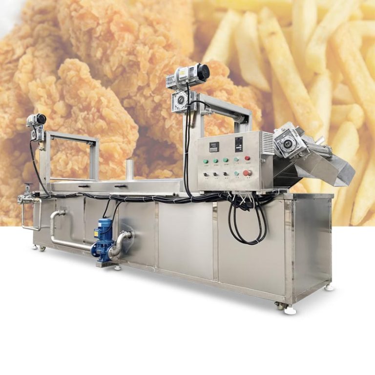 Automatic continuous fryer frying machine for large-scale food processing