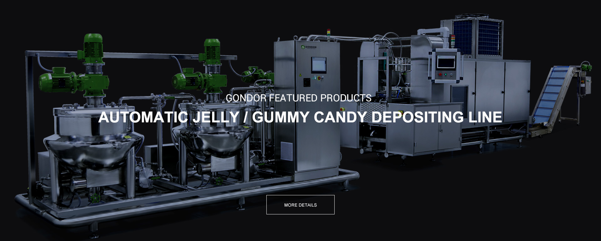 Automatic Jelly / Gummy Candy Despositing Line