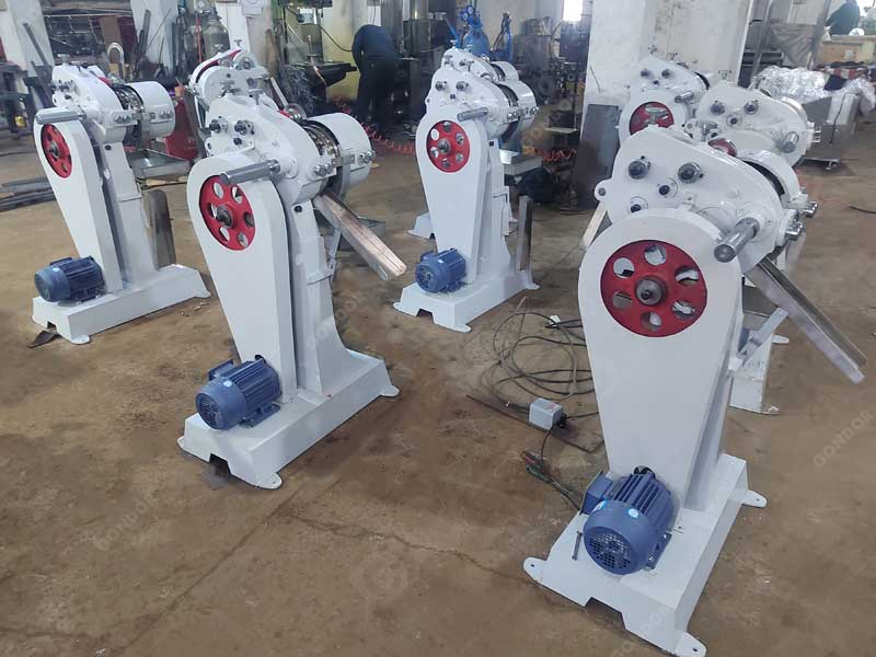Rotary tablet candy press machine with multi-head die system