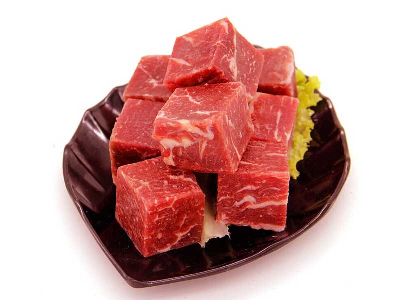 Beef cubes