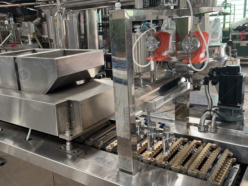 Automatic coconut candy making machine