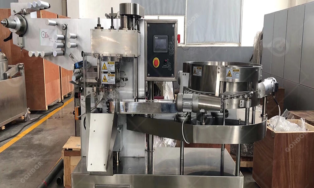 High-capacity lollipop packaging machine