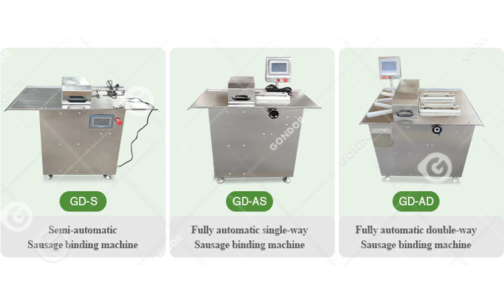 Gondor different types of sausage tying machines