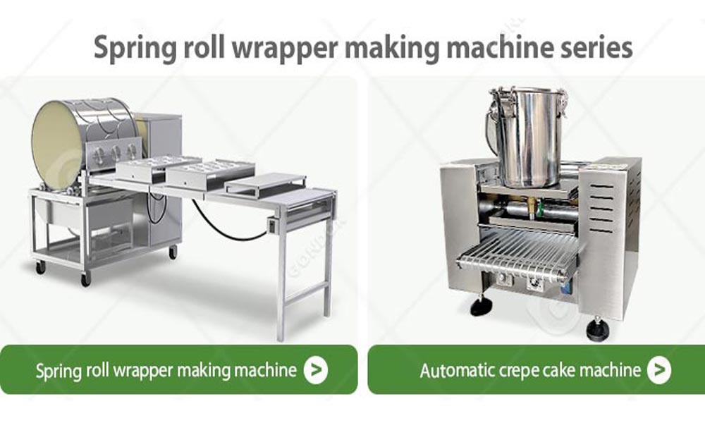 Durable Automatic Spring Roll Wrapper Maker Machine