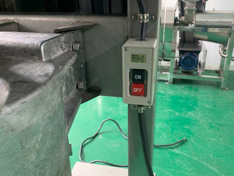 switch of High-speed ginger garlic paste grinding machine