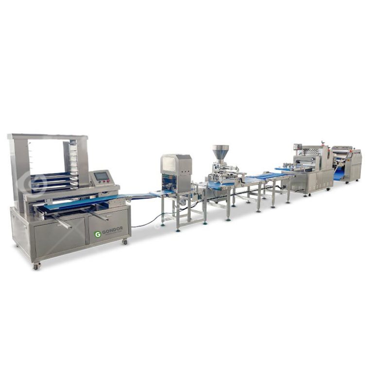 Automated bread production line with multi - stage processing