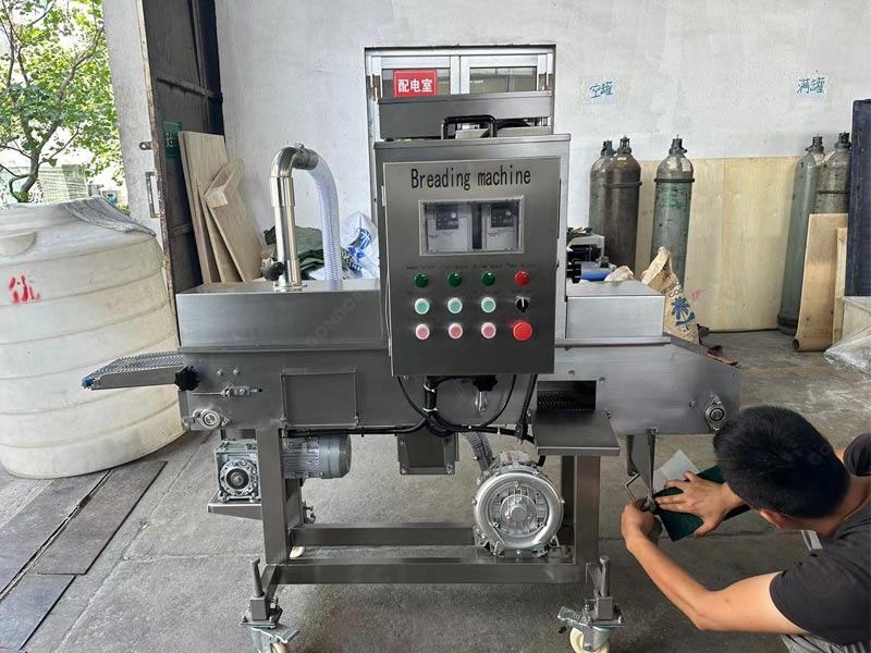 Stainless steel burger patty production line