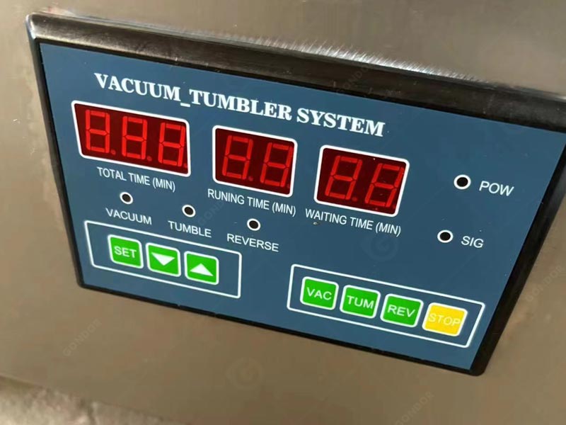 Corrosion-resistant vacuum meat tumbler