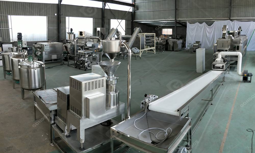 High-quality automatic peanut butter making machine for commercial use