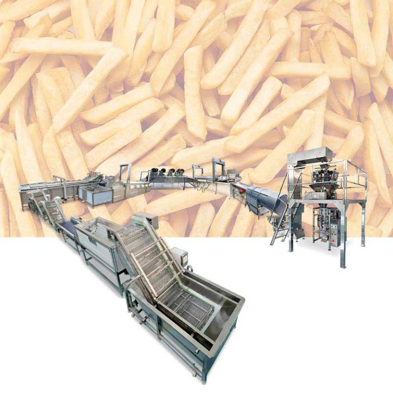 Energy-efficient fully automated potato chips production equipment