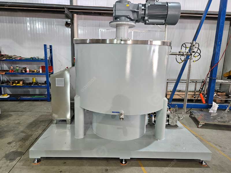 Ball mill machine for fine chocolate grinding