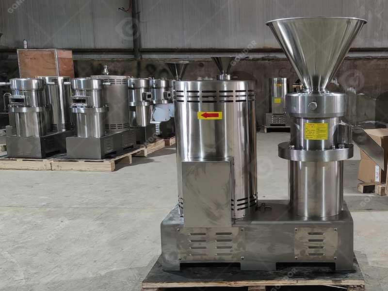 Cacao machine grinder for chocolate liquor production