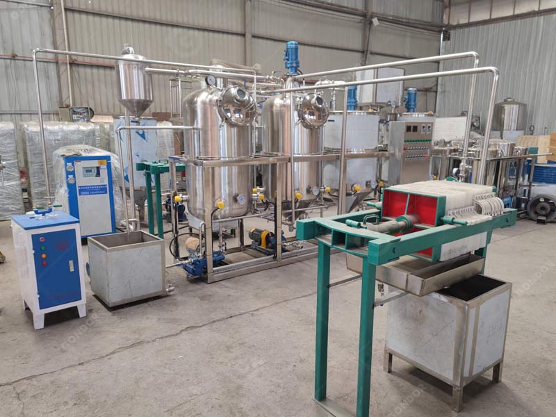 Cooking Oil Refinery Machine with Degumming and Bleaching Functions