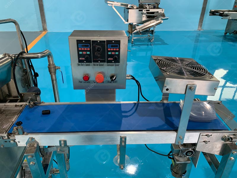 Adjustable - Angle Chocolate Wheel Tempering Machine for Different Working Positions