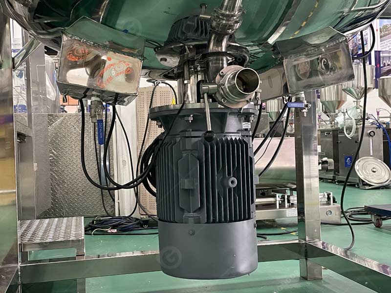 Food-grade vacuum homogenizer for food processing