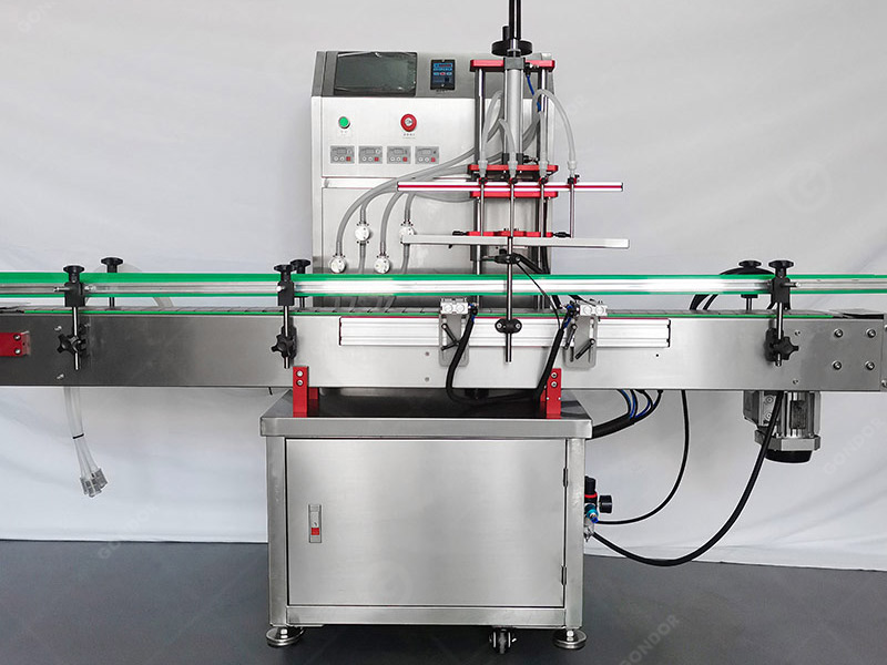 Precision - controlled water filling machine