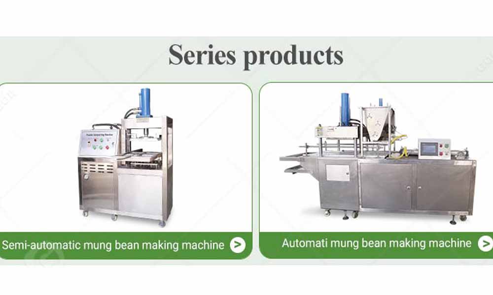 Multifunctional mung bean cake machine for different cake styles