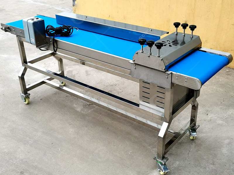 Hygienic - design squid processing machine with food - grade materials for safe food production