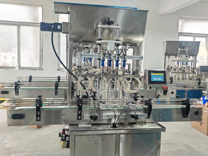 Automatic paste packaging machine with high speed