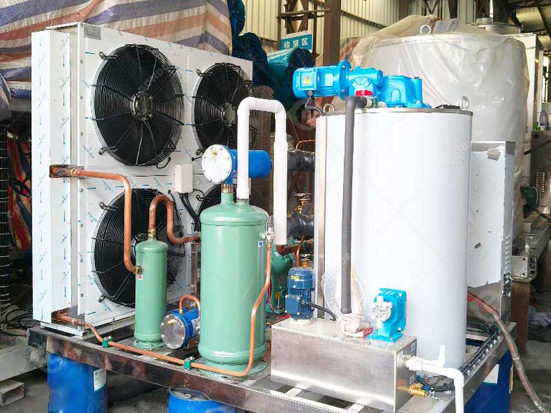 Heavy - duty industrial flake ice machine for large - scale manufacturing plants