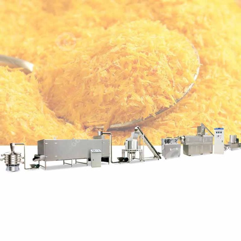 Automated bread crumbs production line with advanced PLC control