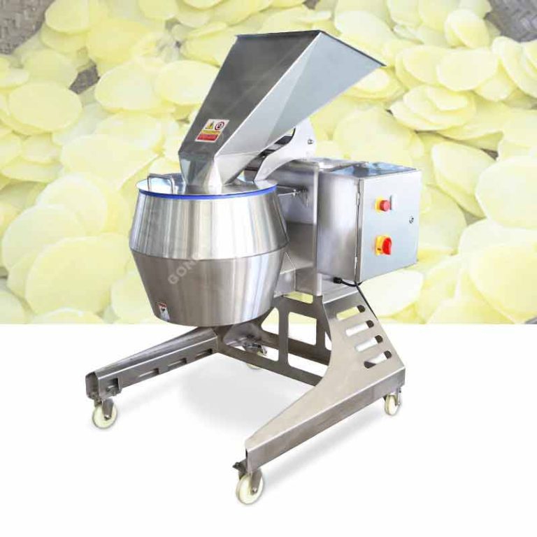 centrifugal potato slicer machine for uniform slice thickness