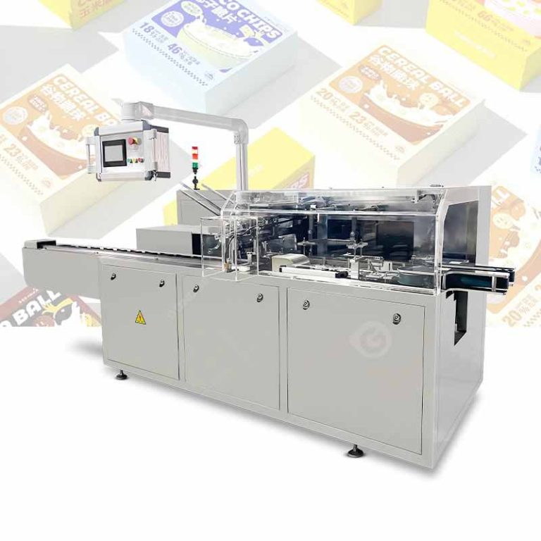 Automatic cartoning machine for pharmaceutical industry packaging