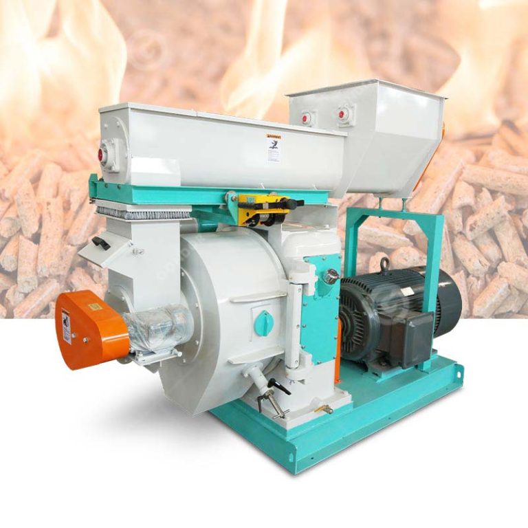 High-efficiency biomass pellet mill for large-scale production