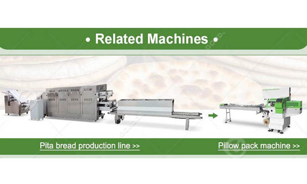 Sanitary arabic bread production line for food - grade production