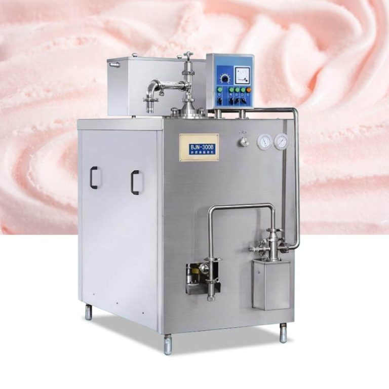Continuous freezer ice cream machine with high puffing rate