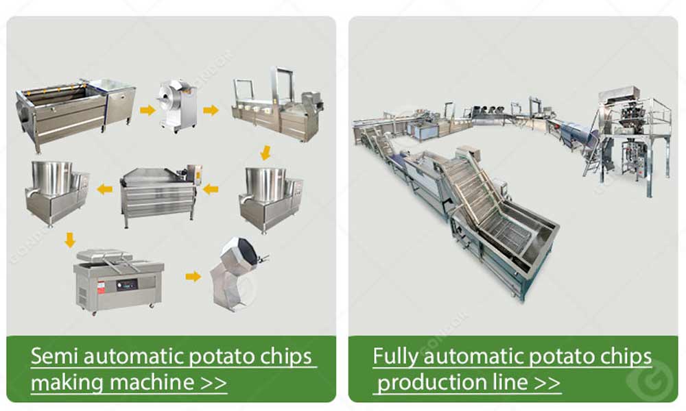 Turnkey french fries processing plant for large-scale production