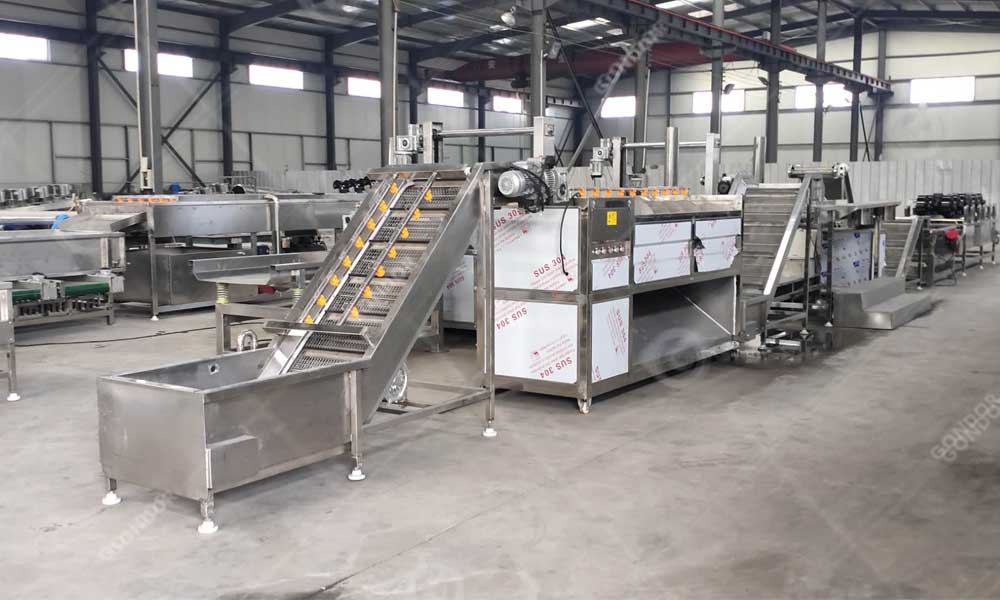 French fries production equipment in Afghanistan