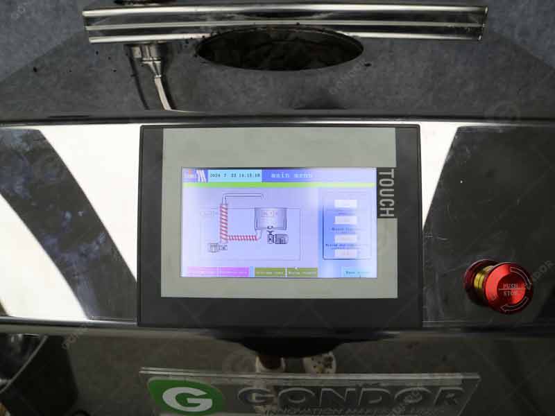 High - efficiency tabletop chocolate tempering machine with digital display