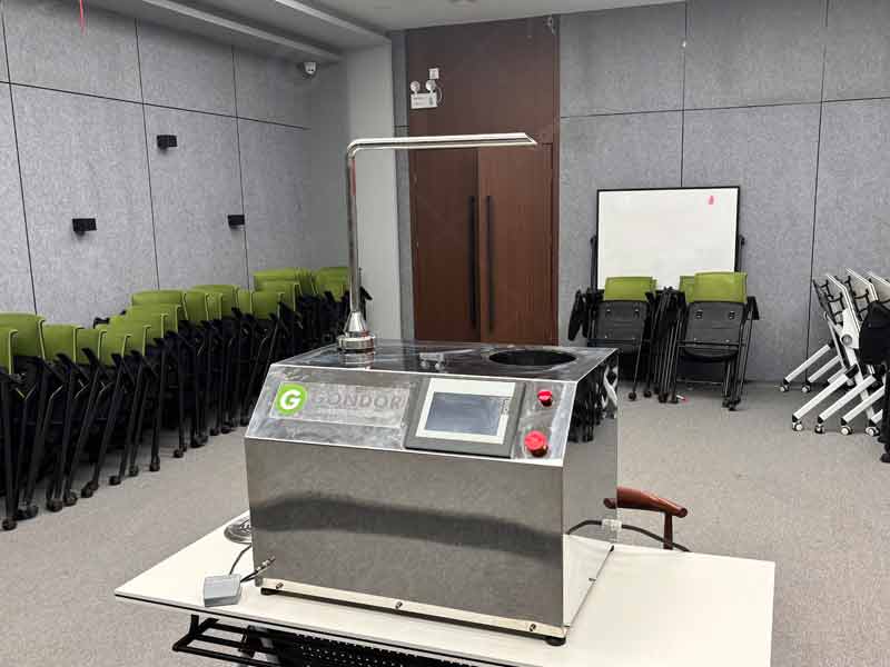 Precise - control tabletop chocolate tempering machine