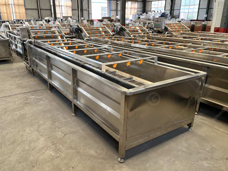 ginger processing machine for washing and peeling