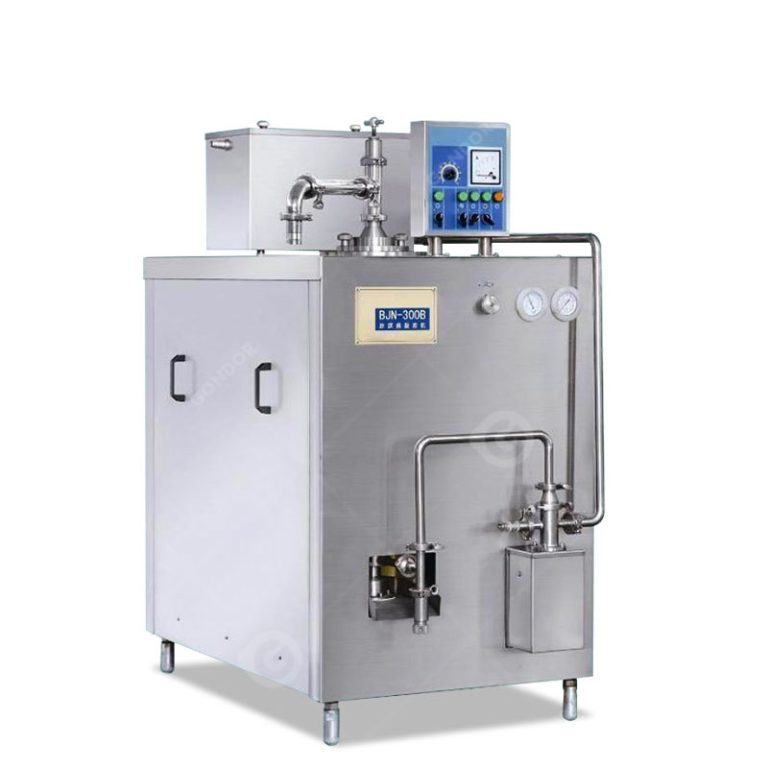 Continuous freezer ice cream machine with high puffing rate