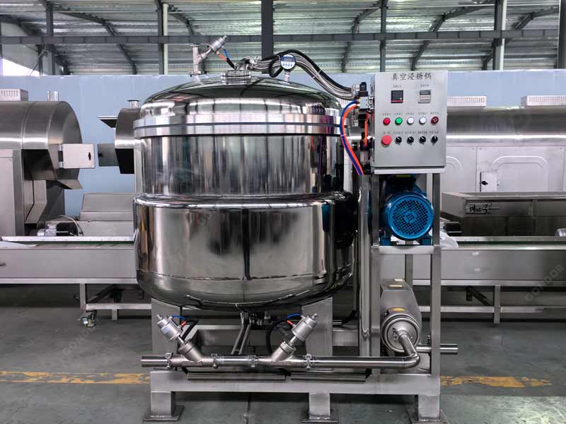 Small-scale fruit vacuum impregnation machine for home-based food processing