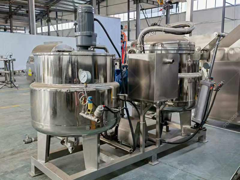 Industrial fruit vacuum impregnation machine for high-volume berry processing