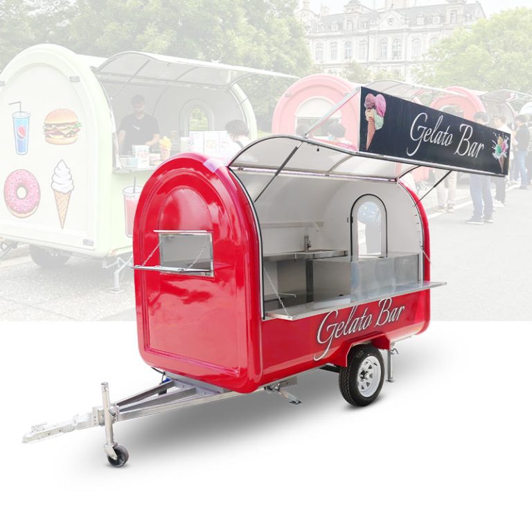Round Food Trailer