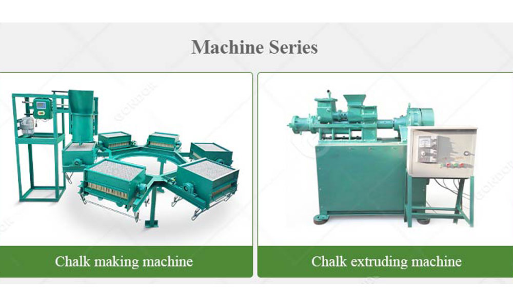 Full-automatic chalk making machine for continuous chalk production