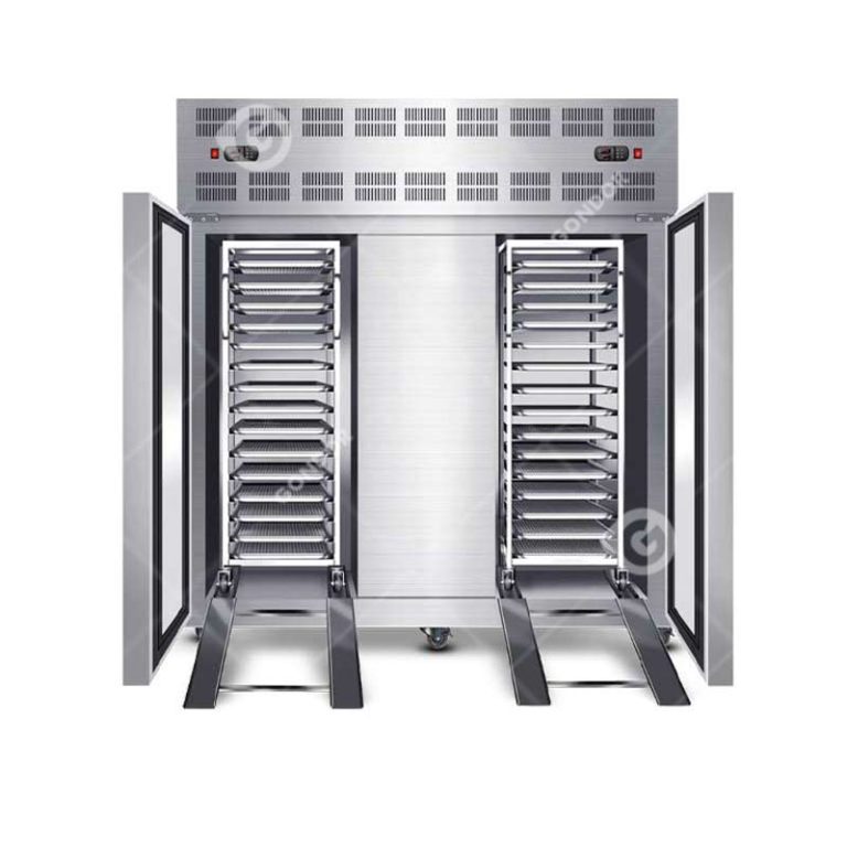 Large-capacity commercial blast freezer for supermarket food storage