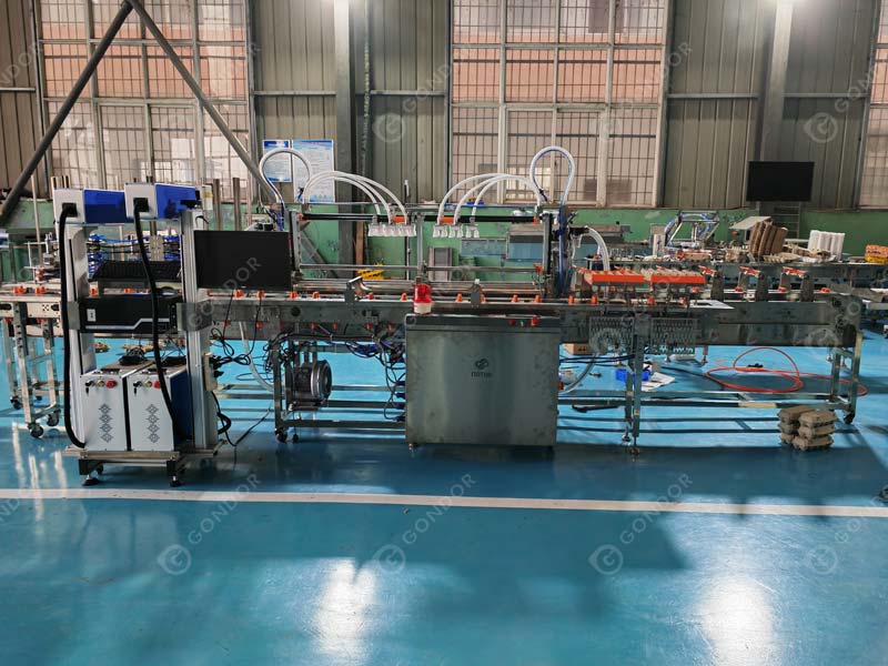 Automatic egg pack machine