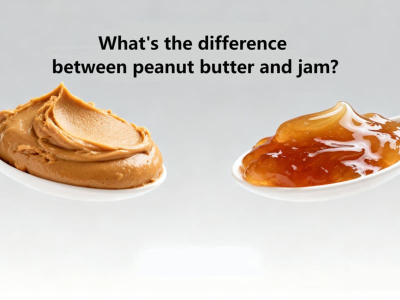 the difference between peanut butter and jam